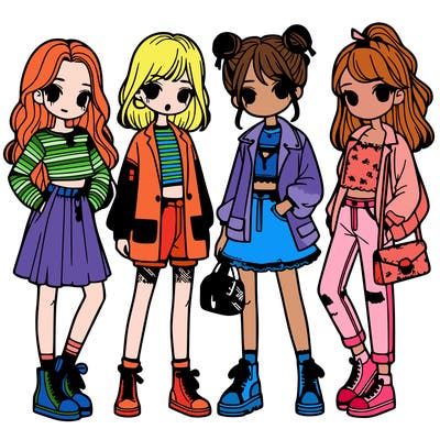 girls with fashion