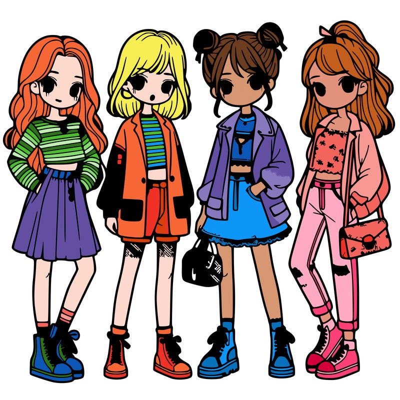 girls with fashion