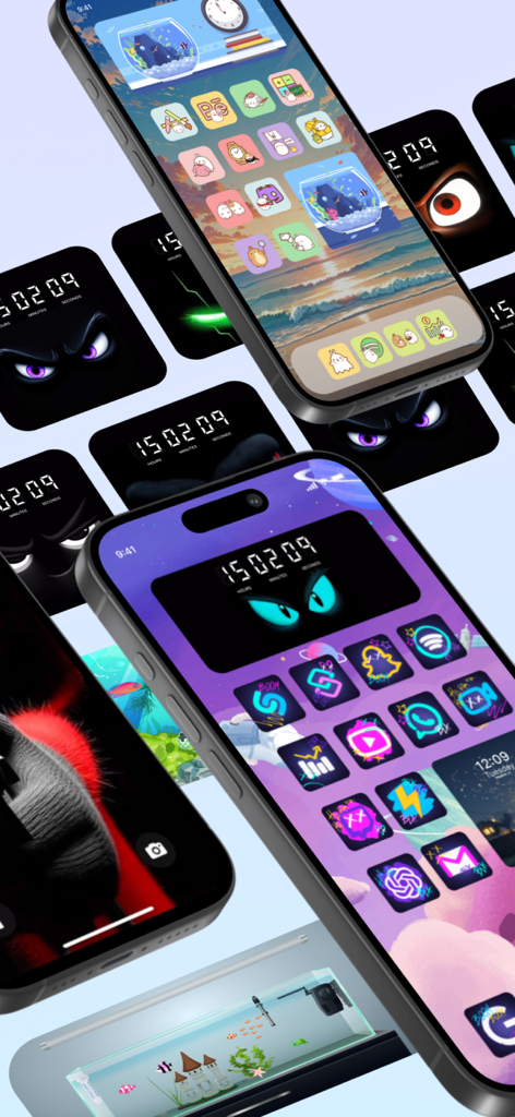 Color Widgets - Aesthetic Icon - エステティックアイコンとカラフルなウィジェットを備えたカスタマイズされたiPhoneホーム画面のコレクション