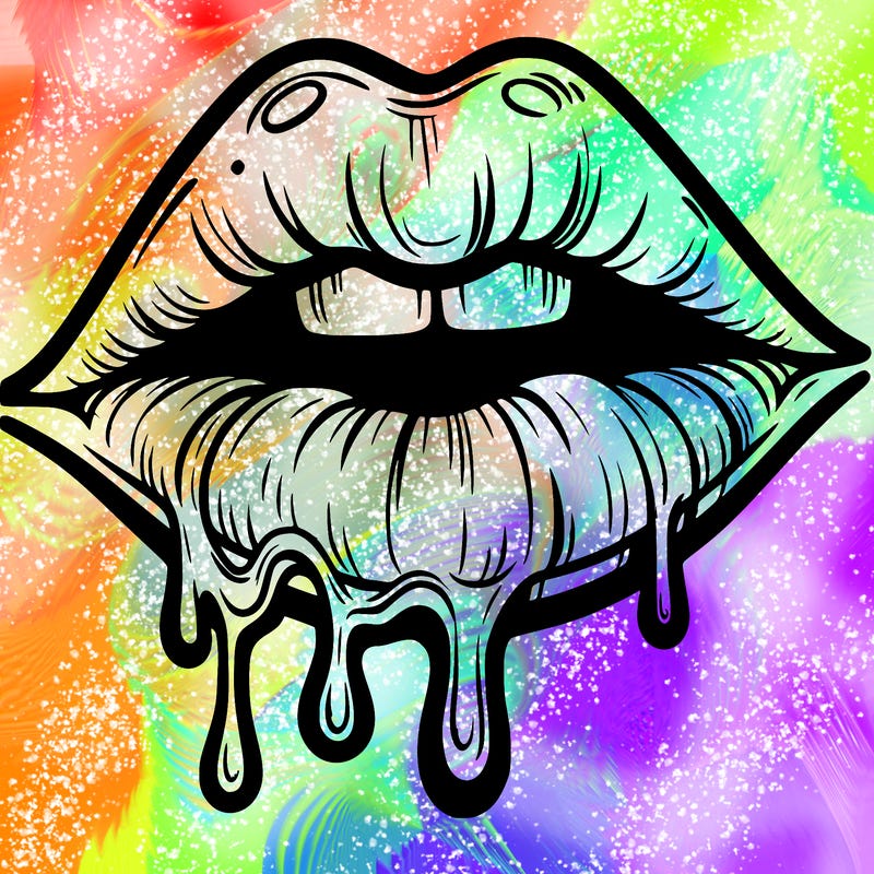 lips that look realistic and drip