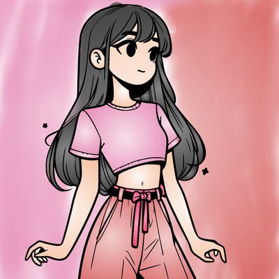 girl in a cute crop top