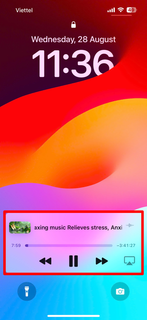 MusicTube - Listen to videos - 再生コントロールを備えたiPhoneのロック画面でオーディオを再生するMusicTubeアプリ