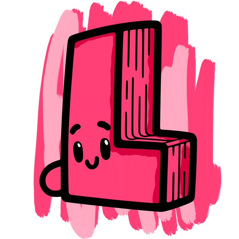 big letter l
