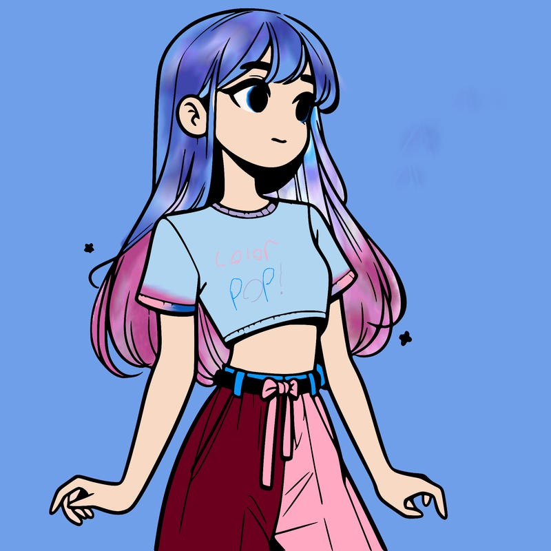 girl in a cute crop top