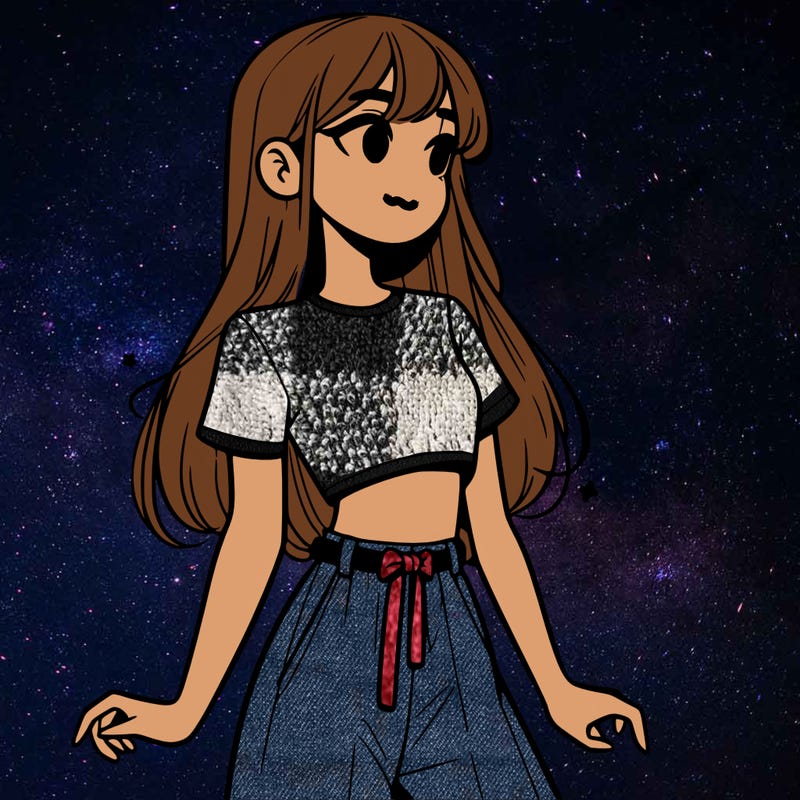girl in a cute crop top