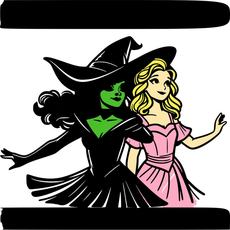 elifiba and glinda from wicked realistic