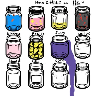 10 empty jars