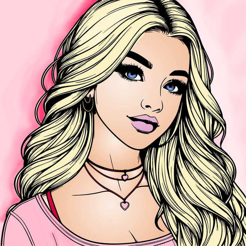 detailed realistic girl