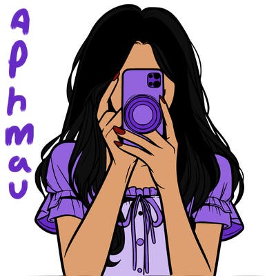 a realistic girl holding her phone taking pictures