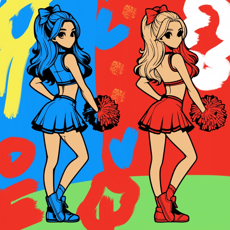 realistic cheerleader