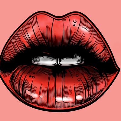 realistic lips
