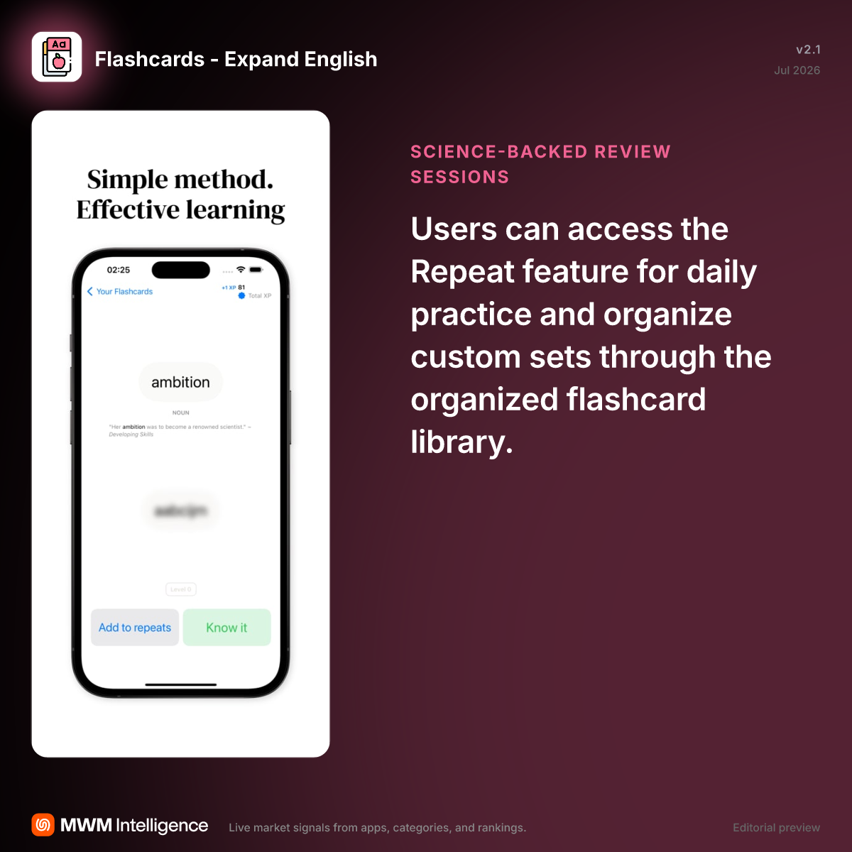 Flashcards - Expand English - Education App | MWM