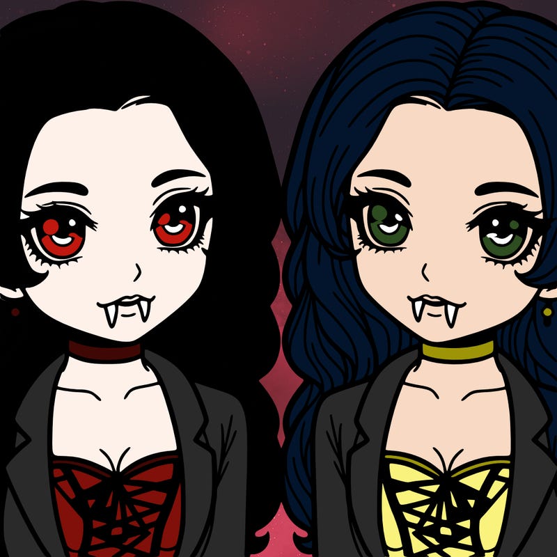twin vampire women