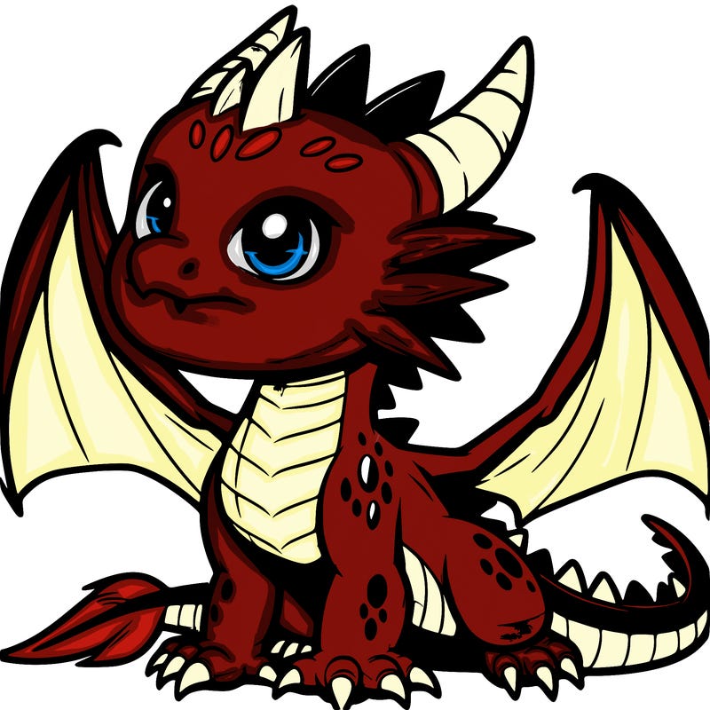 fierce baby night dragon