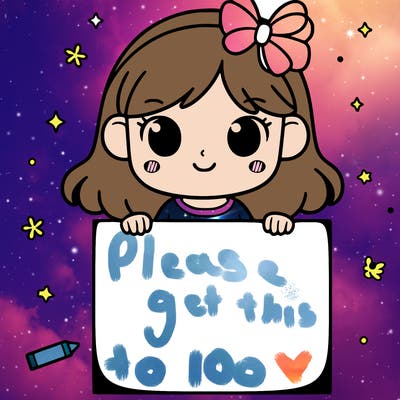 girl with blank piece of paper