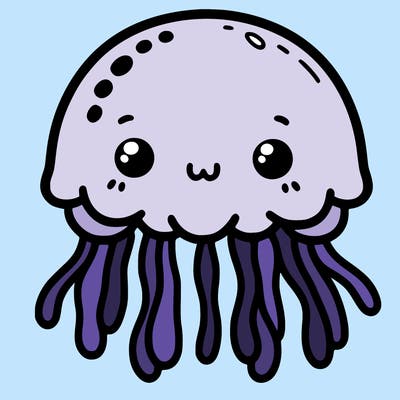a cute jellyfish