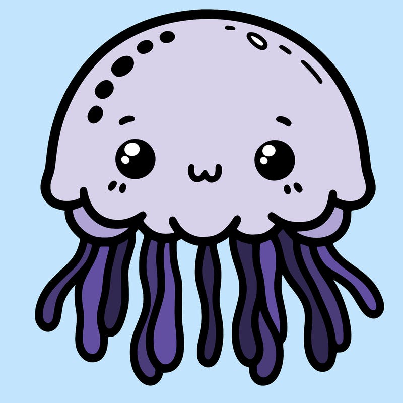 a cute jellyfish