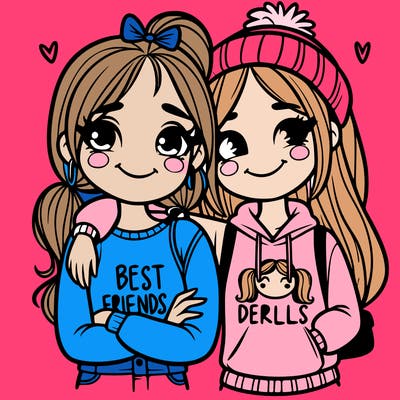 best friends girls