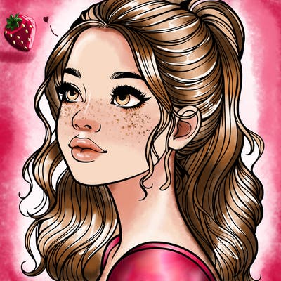 beautiful realistic girl