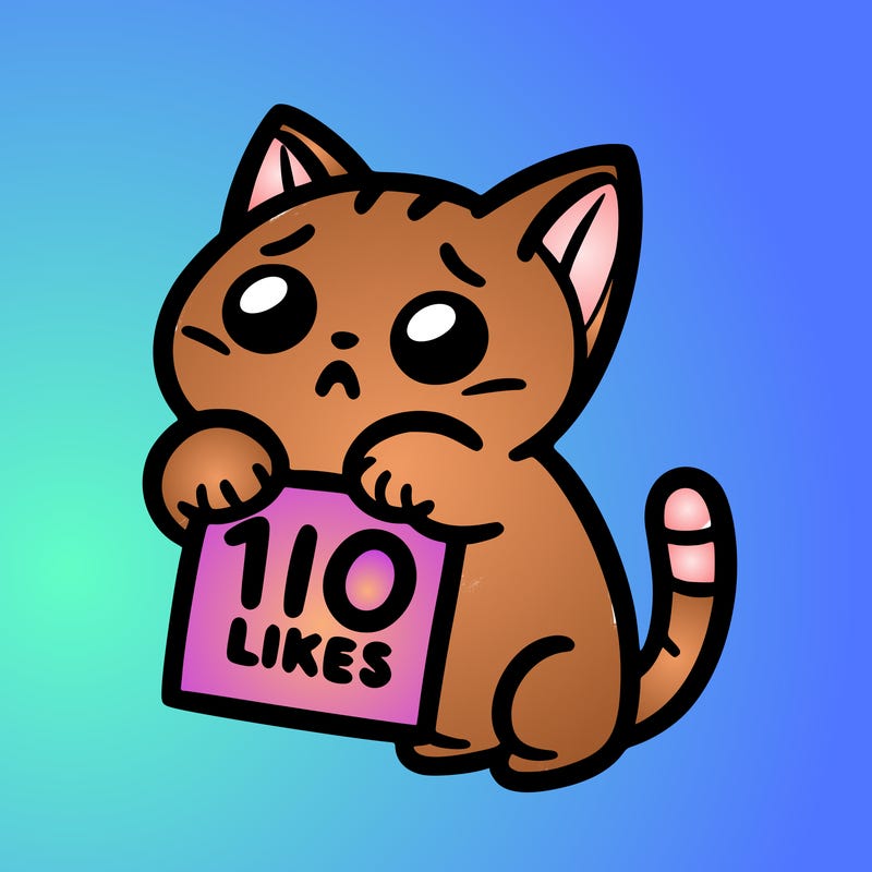 a cat begging for 10 likes