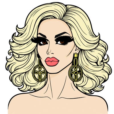 realistic drag queen