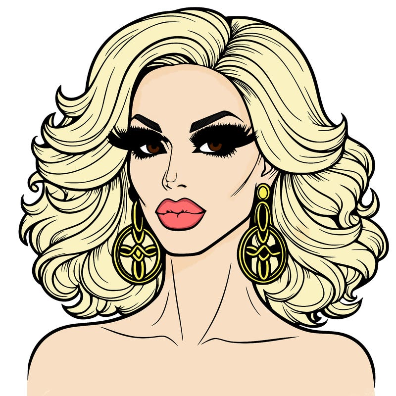 realistic drag queen
