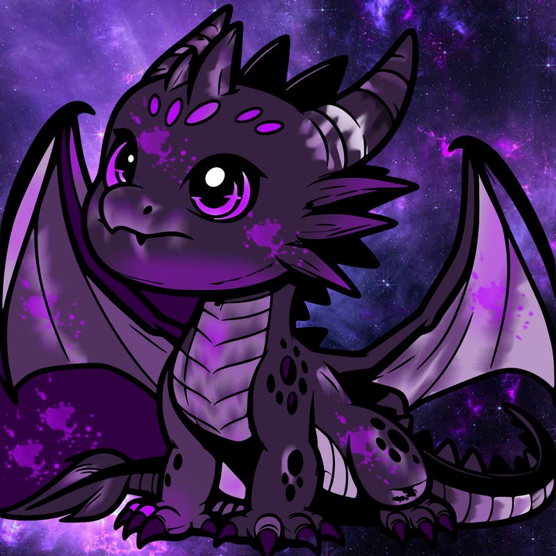 fierce baby night dragon