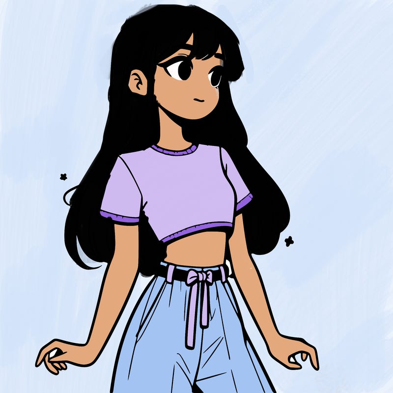 girl in a cute crop top