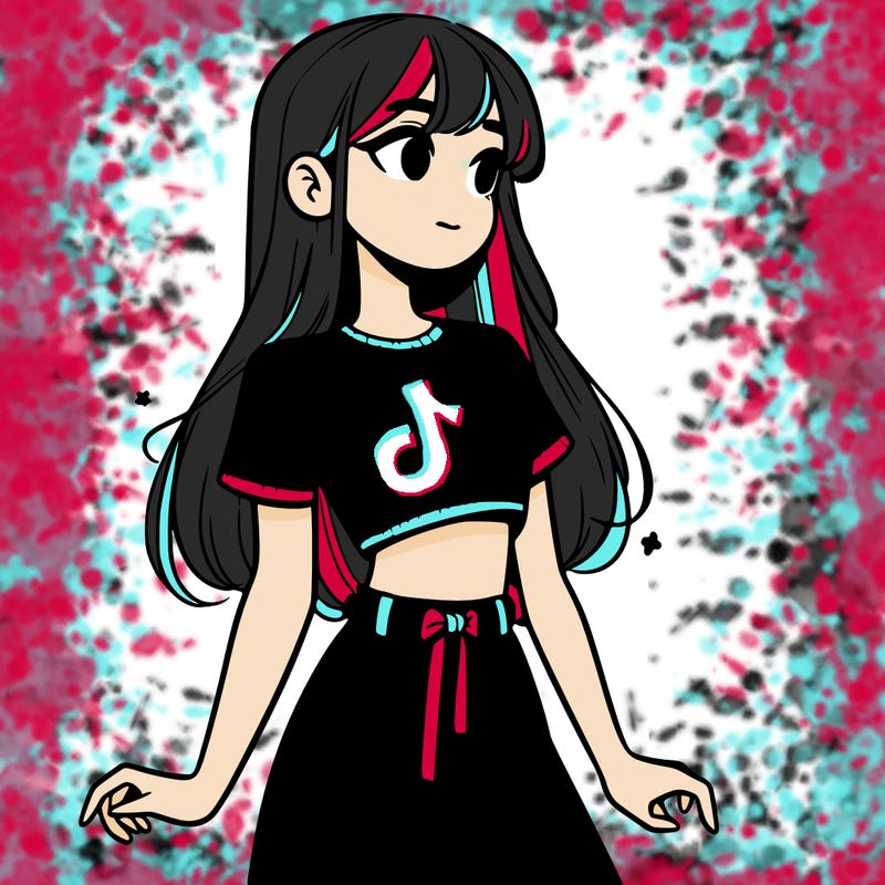 girl in a cute crop top