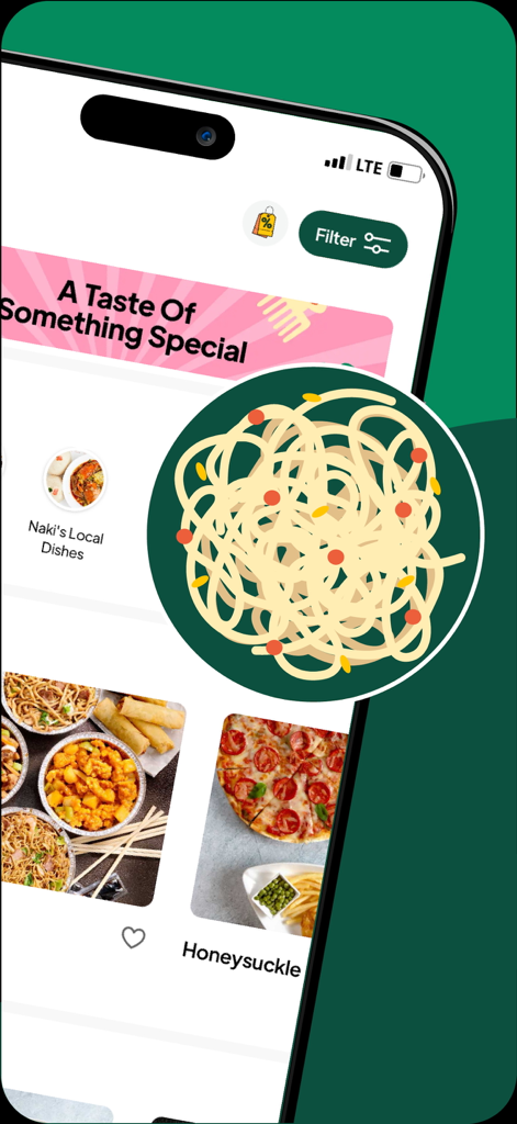 Chowdeck | Food Delivery - A mobile app interface for Chowdeck food delivery showing various restaurant options and cuisines.