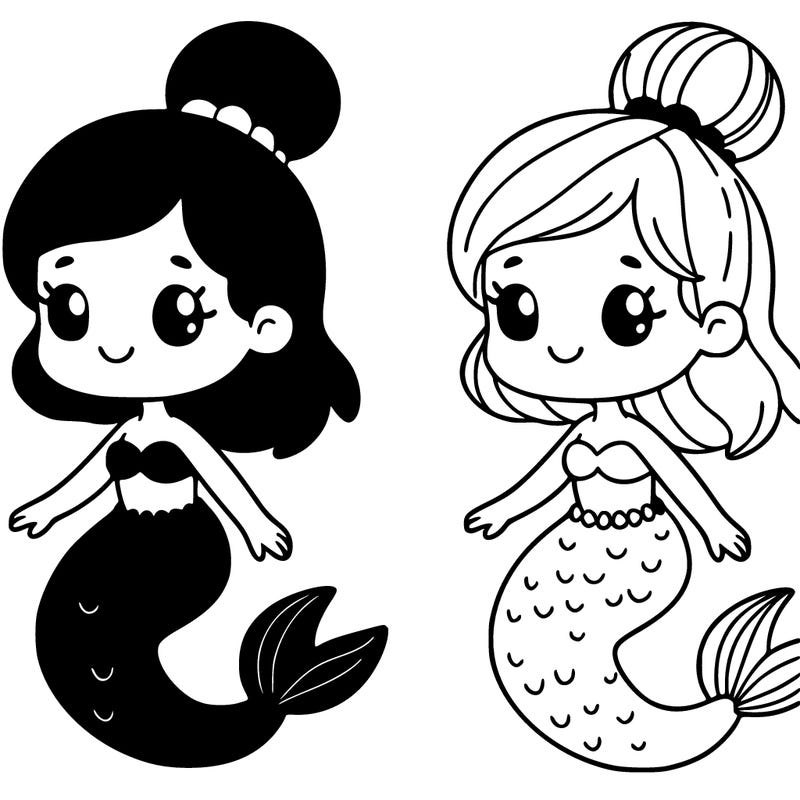 mermaid black