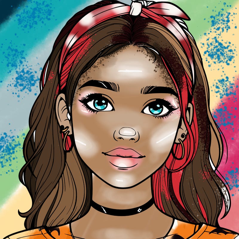 realistic teenage girl