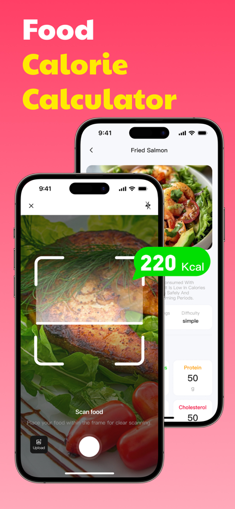 iCardial app food calorie calculator and smart nutrition scanner
