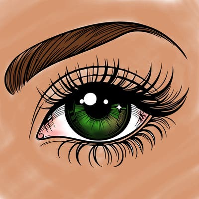 a beautiful eye