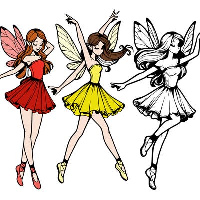 realistic dancing fairy