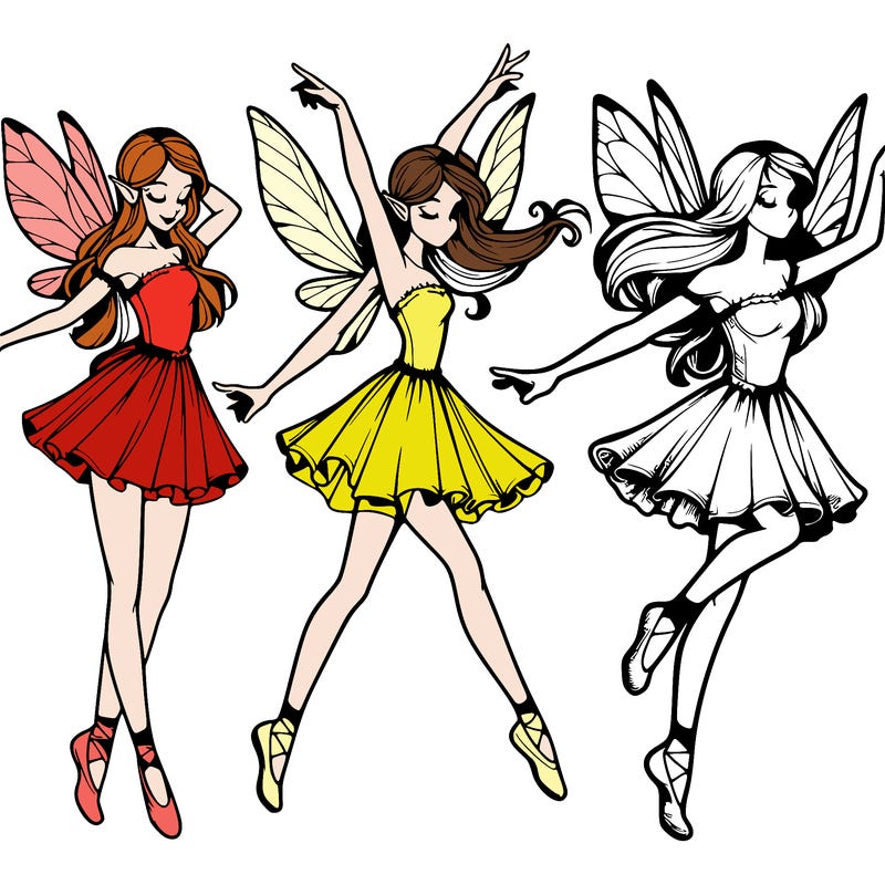realistic dancing fairy