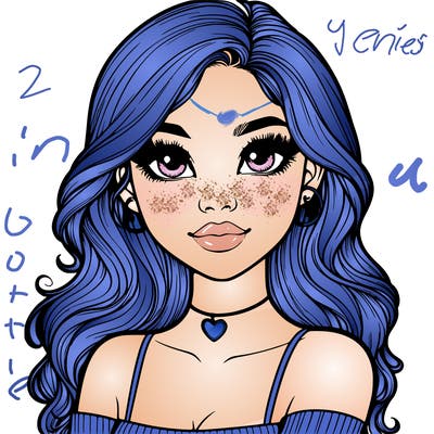 realistic pretty girl