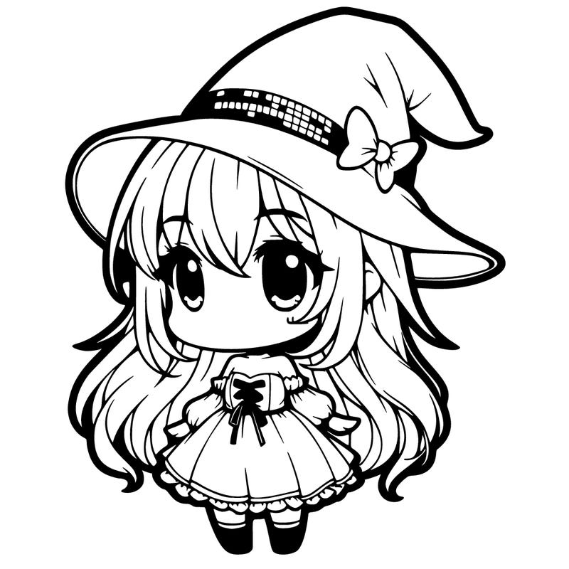 chibi witch girl