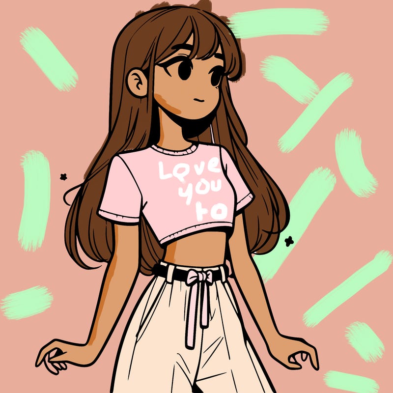 girl in a cute crop top