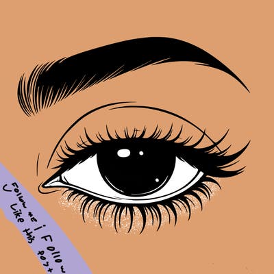 eye closed realistic