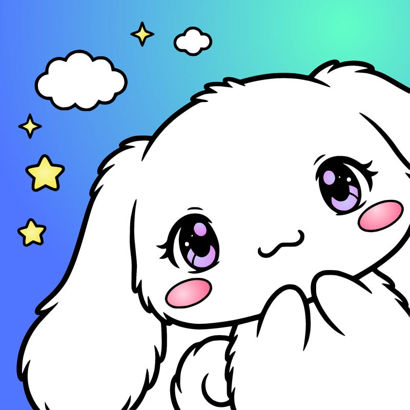 anime cinnamoroll cute fluffy