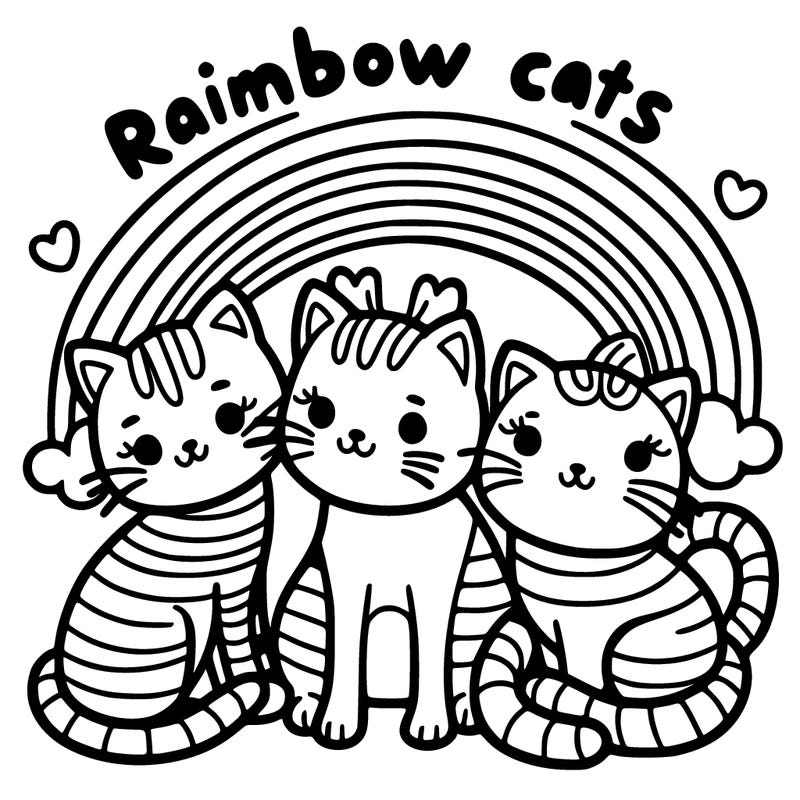 rainbow cats