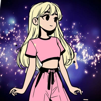 girl in a cute crop top