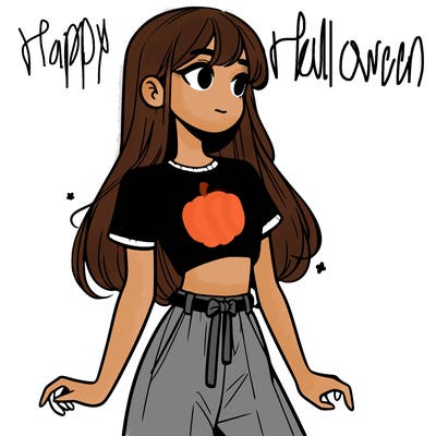 girl in a cute crop top