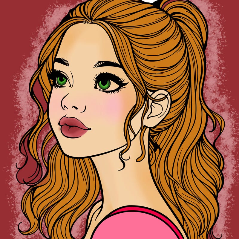 beautiful realistic girl