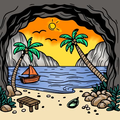 beach cave