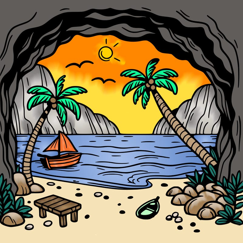 beach cave