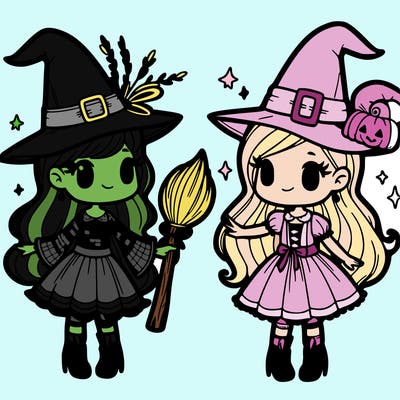 elphaba and glinda