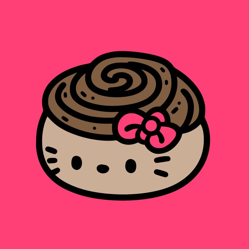 cinnamon roll from hello kitty