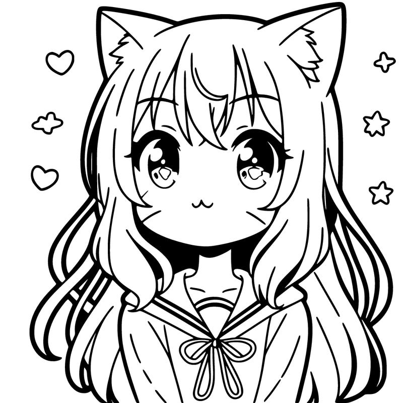 cat anime girl